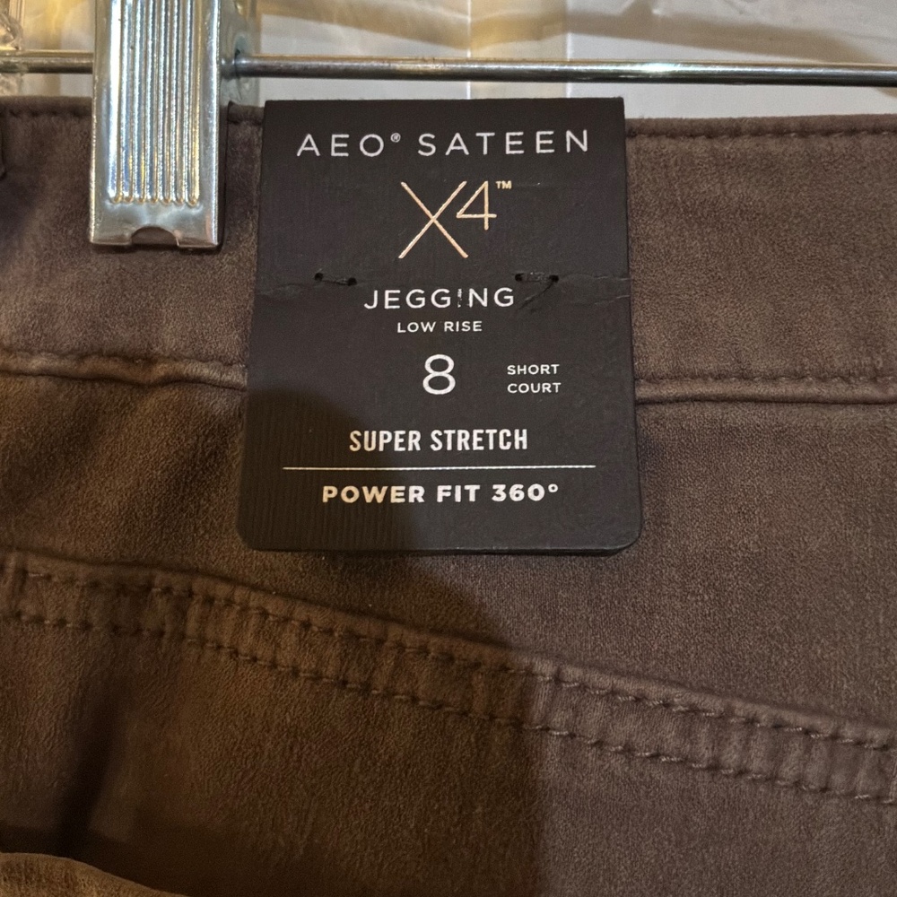 American Eagle AEO sateen jeggings. - Picture 4 of 4